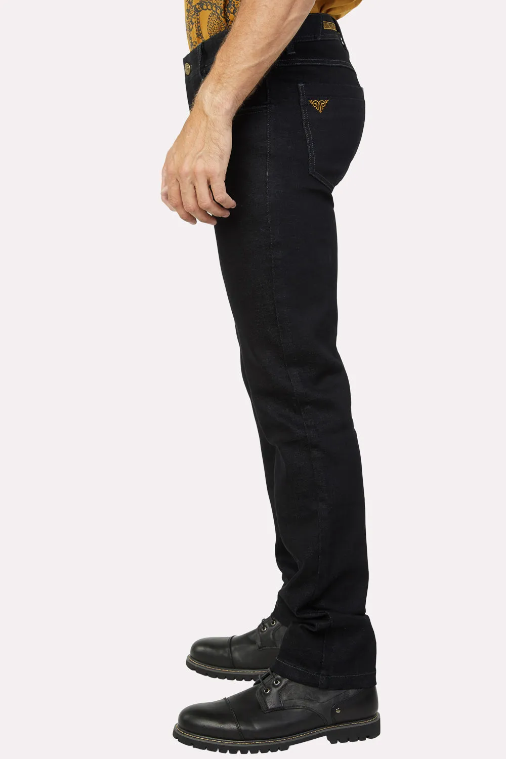 Cruz Men's Supersoft Black Stretch Slim Jeans