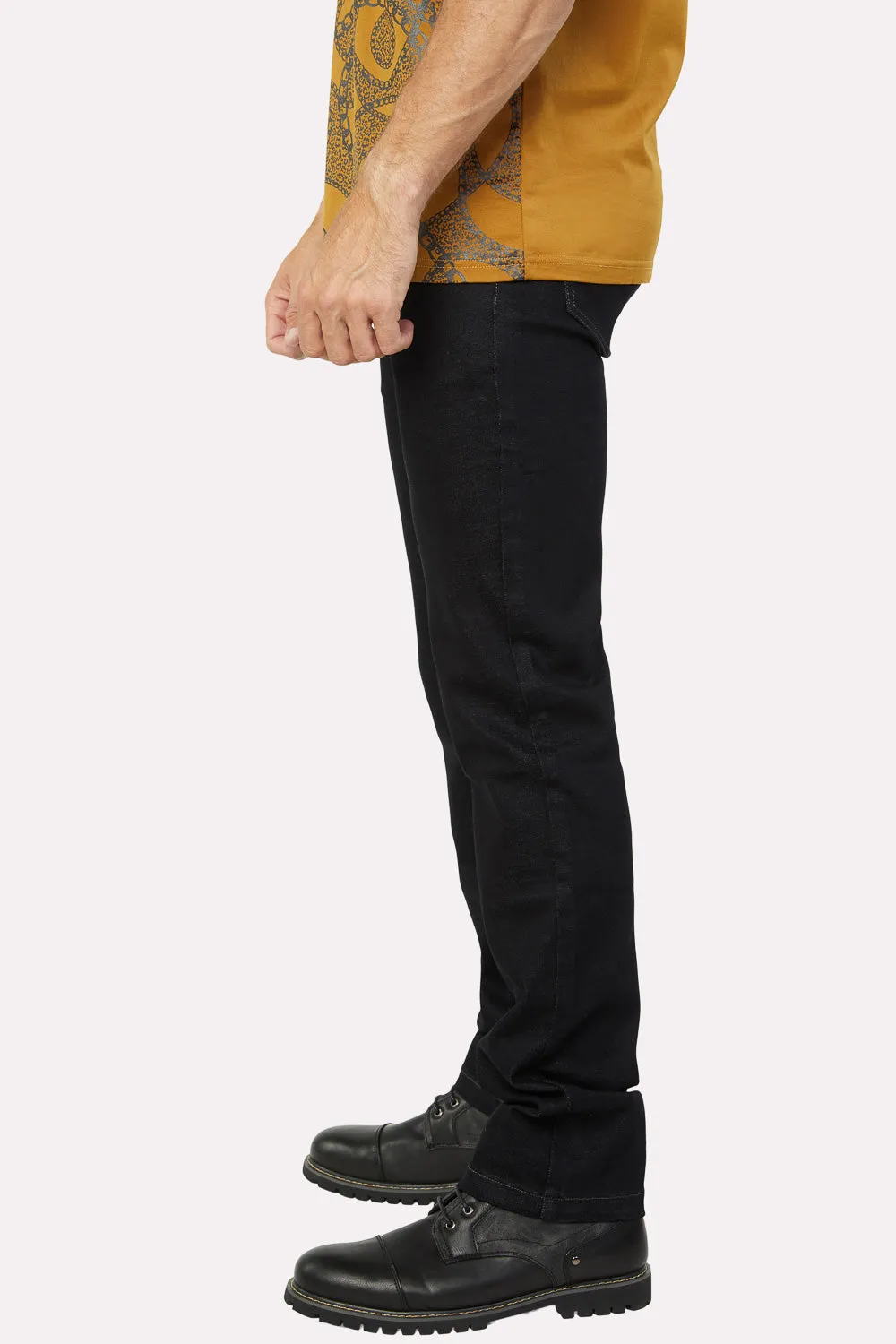 Cruz Men's Supersoft Black Stretch Slim Jeans