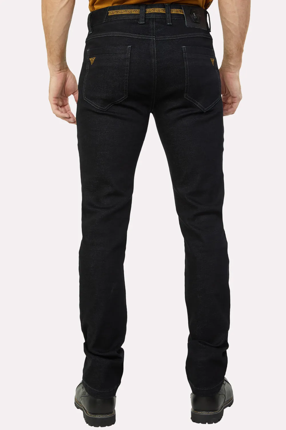 Cruz Men's Supersoft Black Stretch Slim Jeans