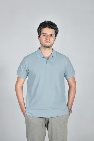 CUZO Men's Pique Polo Shirt 100% Soft Cotton Light Weight Short Sleeve for Men, Casual, 180 GSM