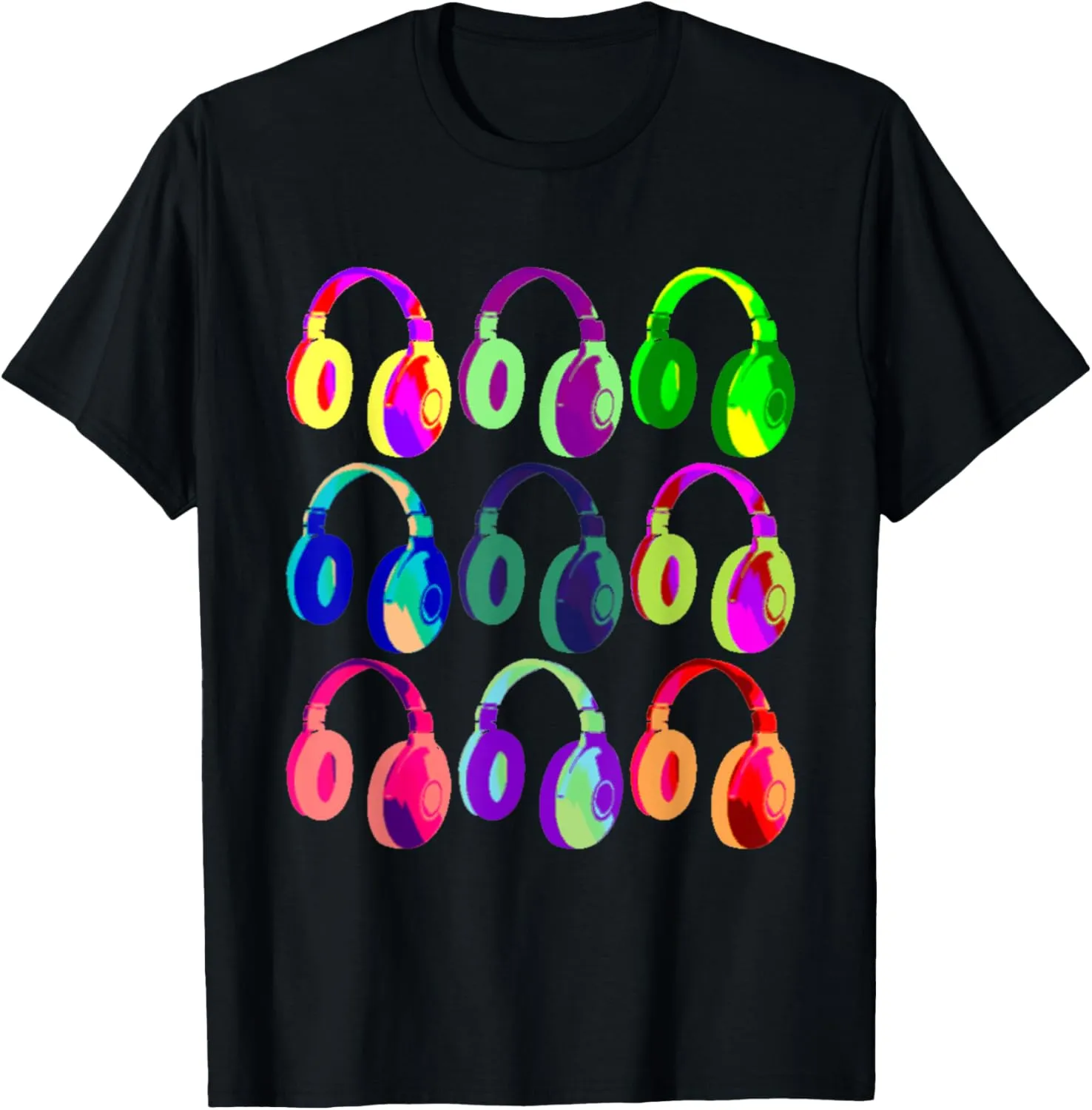 EDM DJ Headphones tshirt Dance Rave Music Festival Shirts