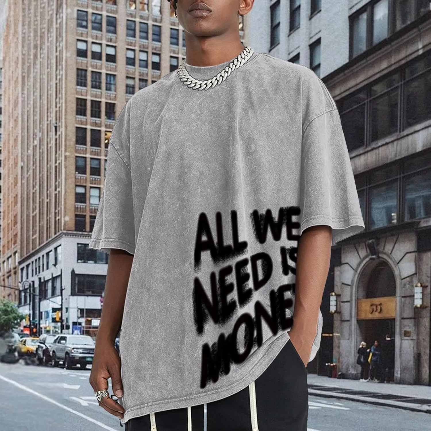 Mens Oversized Graphic Tees Streetwear Baggy Shirts Y2k Vintage Acid Wash Cotton Tshirt Harajuku Grunge Shirt Men