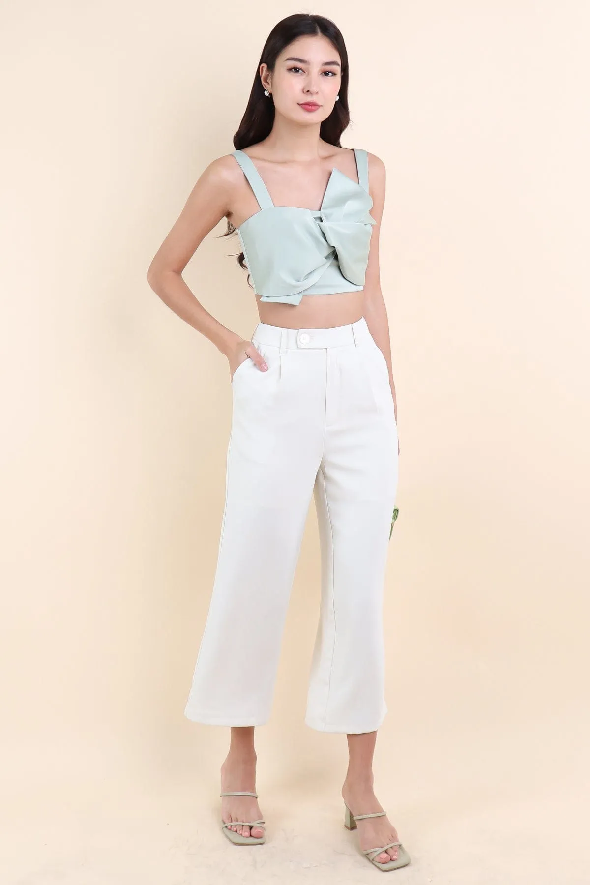 PAULA TROUSER PANTS IN IVORY OAT