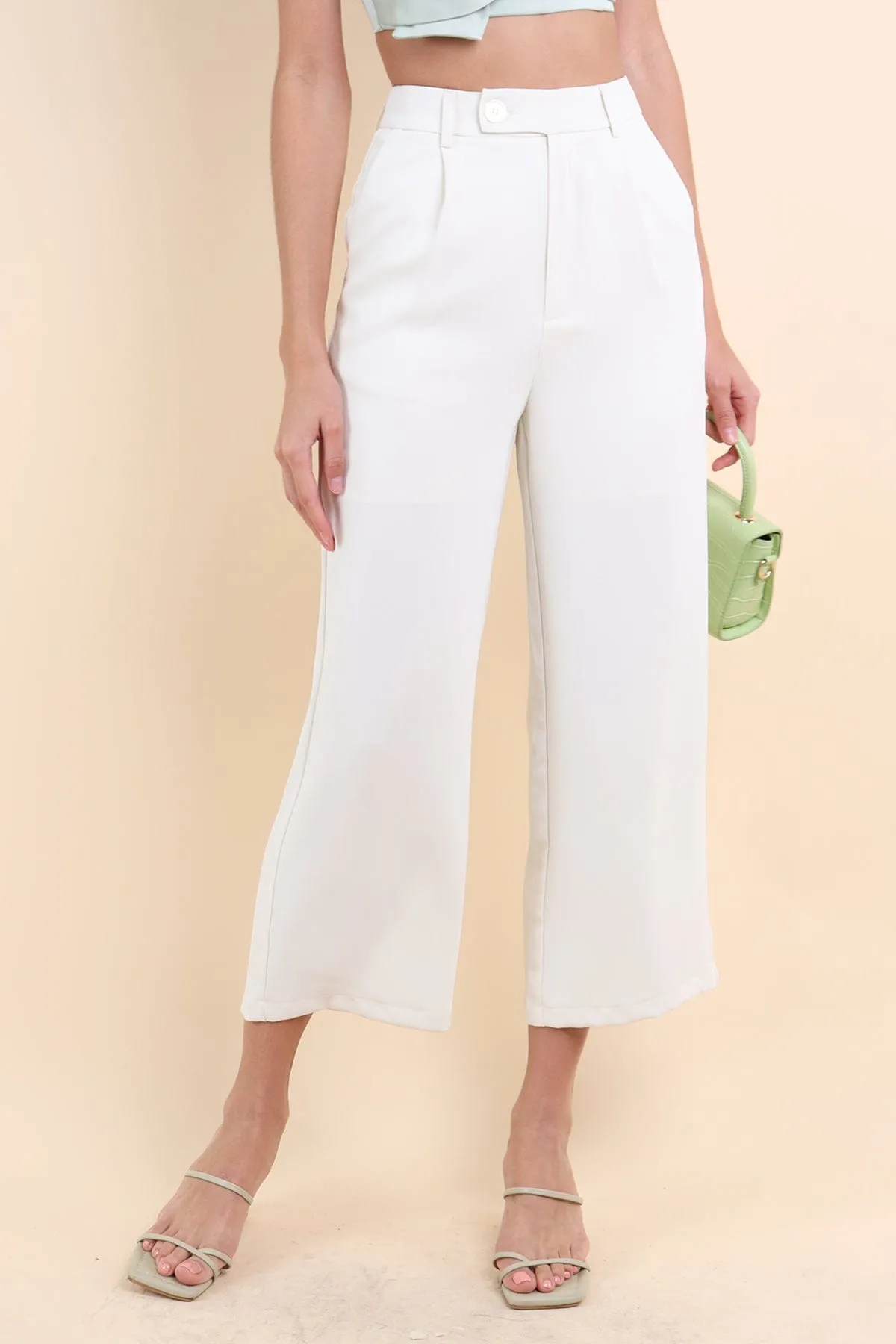 PAULA TROUSER PANTS IN IVORY OAT