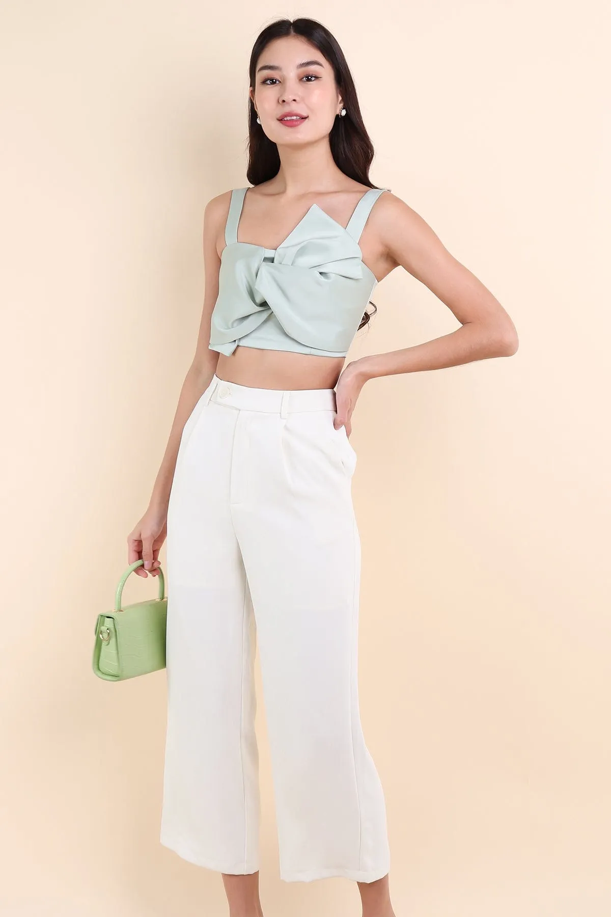 PAULA TROUSER PANTS IN IVORY OAT