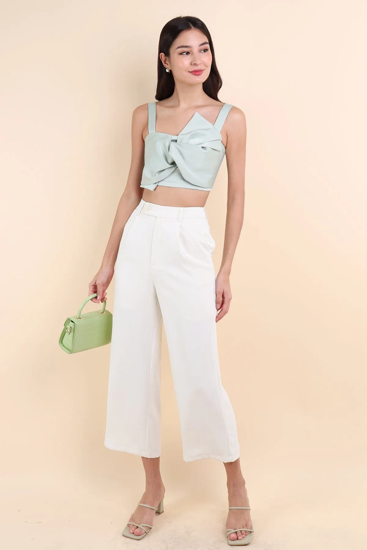 PAULA TROUSER PANTS IN IVORY OAT