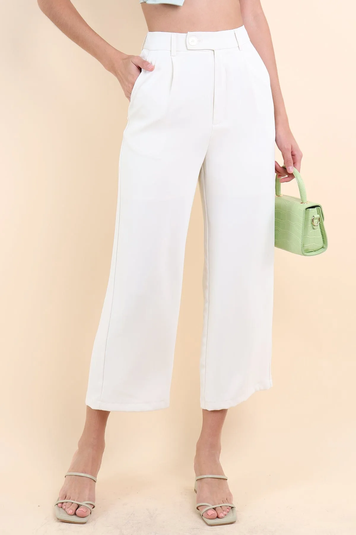 PAULA TROUSER PANTS IN IVORY OAT