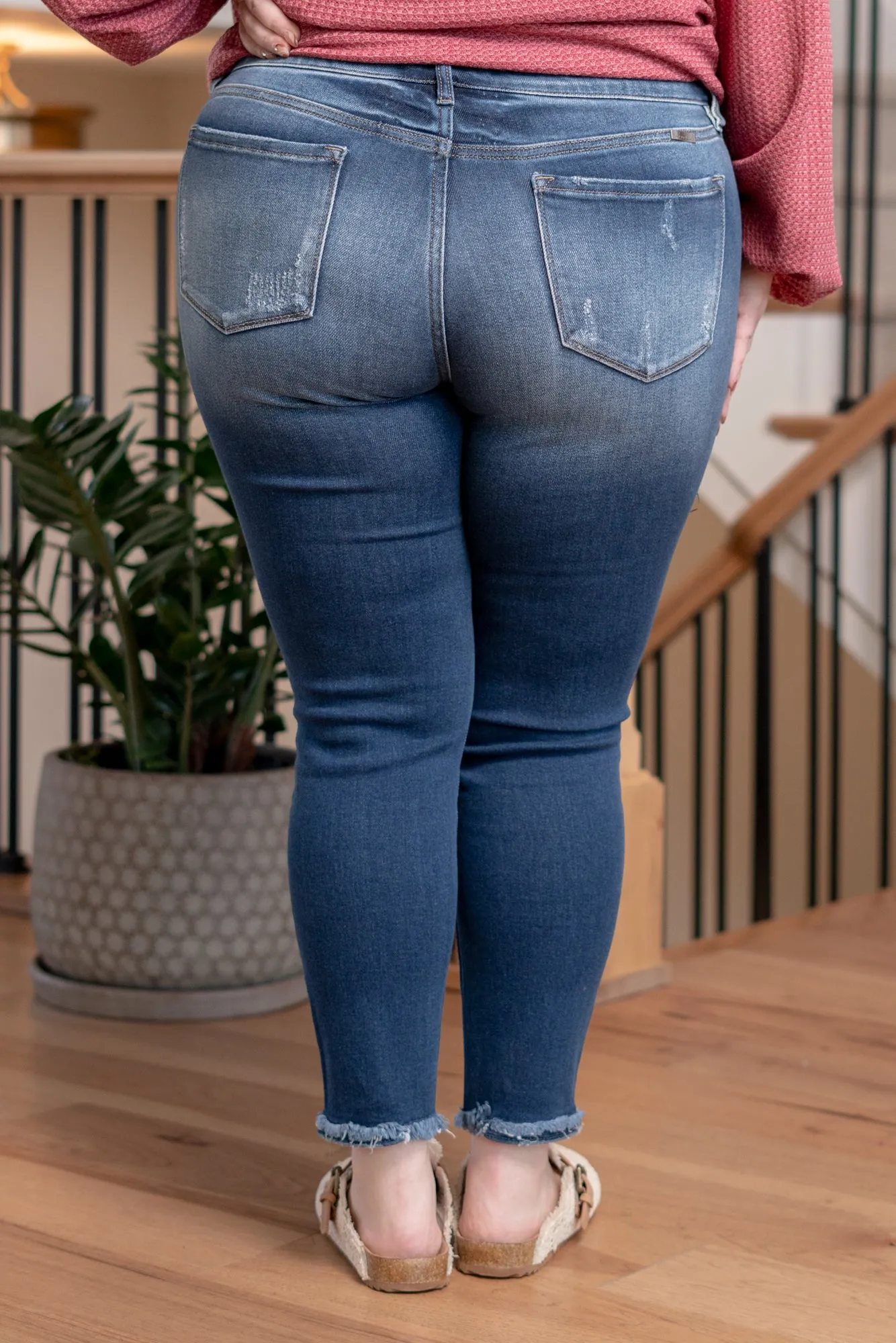 Plus Size Landon Mid Rise Ankle Skinny
