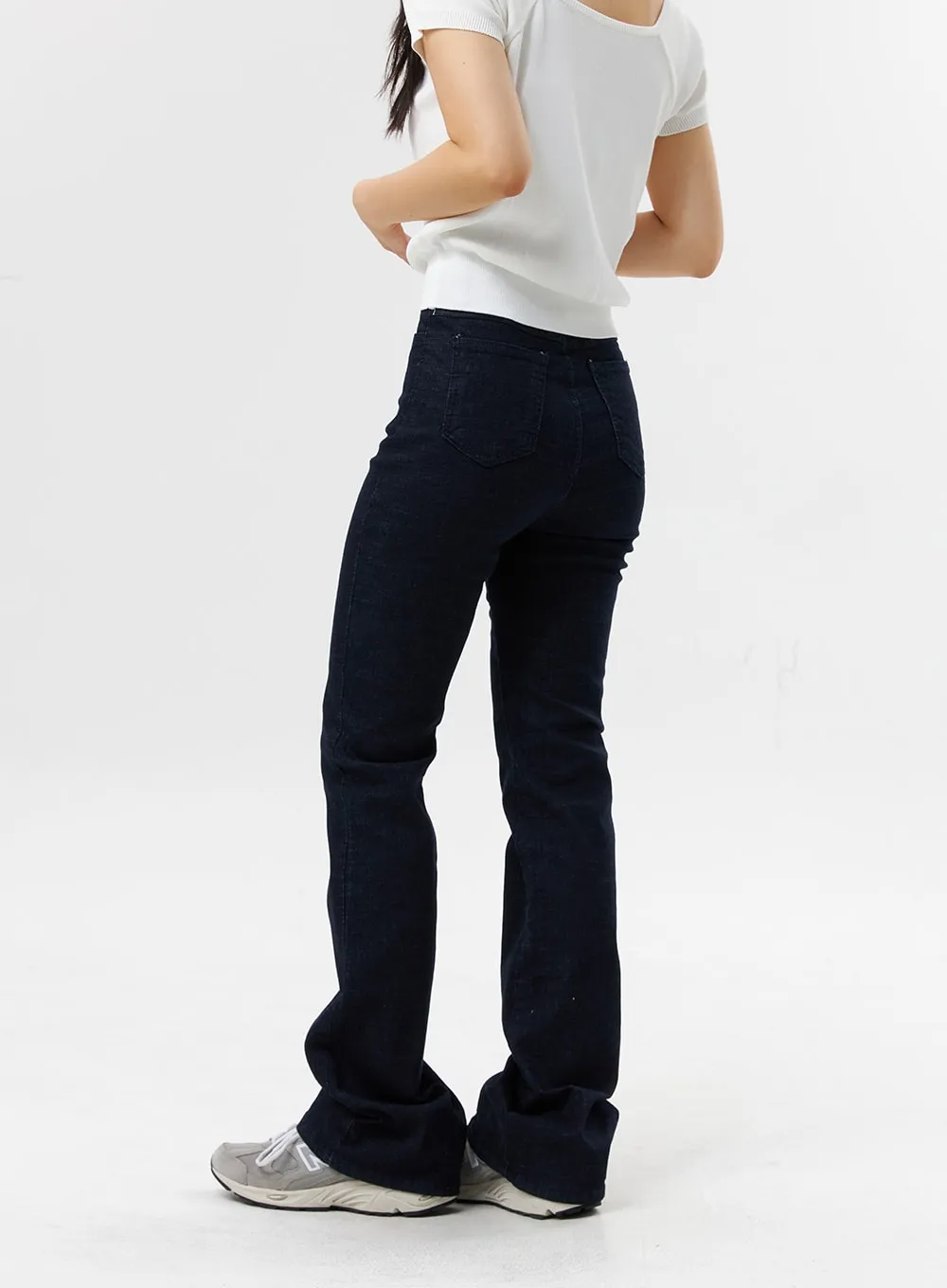 Slim Fit Bootcut Pants OL319