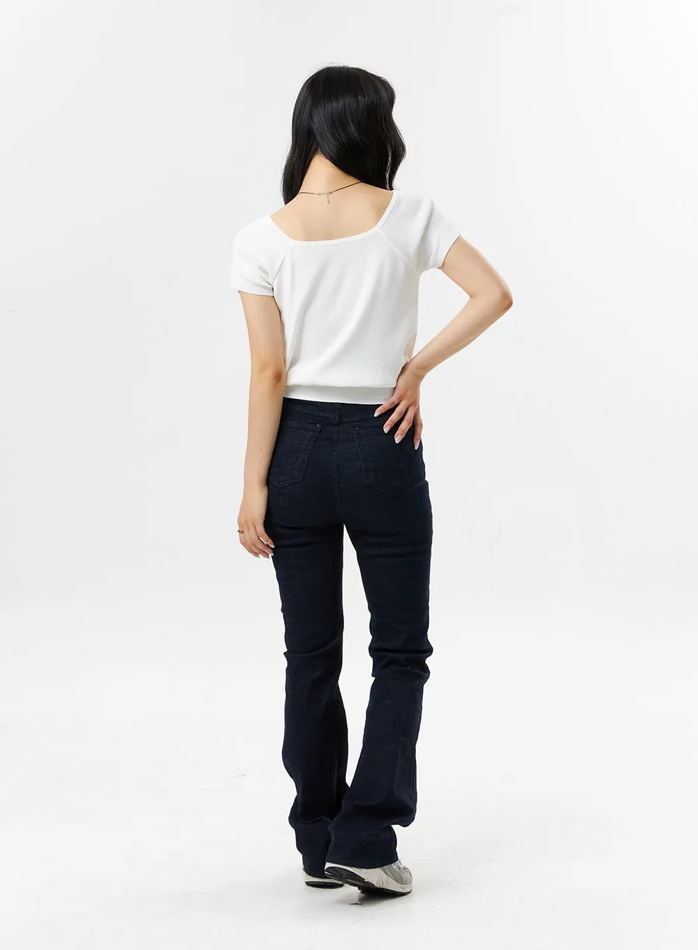 Slim Fit Bootcut Pants OL319