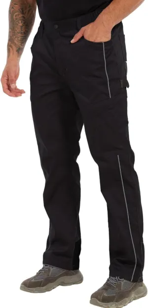 WORK IDEA Mens Riggs Workwear Pants Strench Cargo Pants Work Utility Pant Relaxed Fit Technician